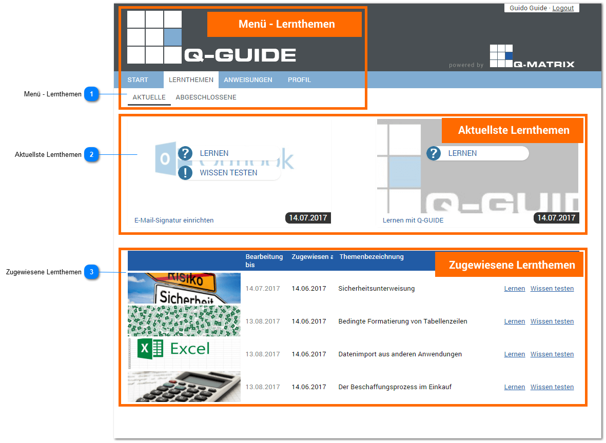 2.3.2. User - Learning Topics (LT)