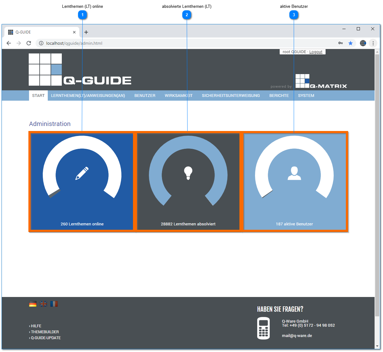 2.3.5. Root / Admin - Home